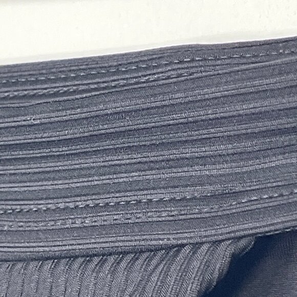 Andie Ribbed Banded Cheeky Bikini Bottom Women’s Size L Black Swim NWT - Picture 6 of 6